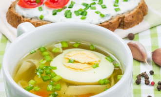 ⏰ прості рецепти яєчних супів-швидкий, вермішелевий, з куркою